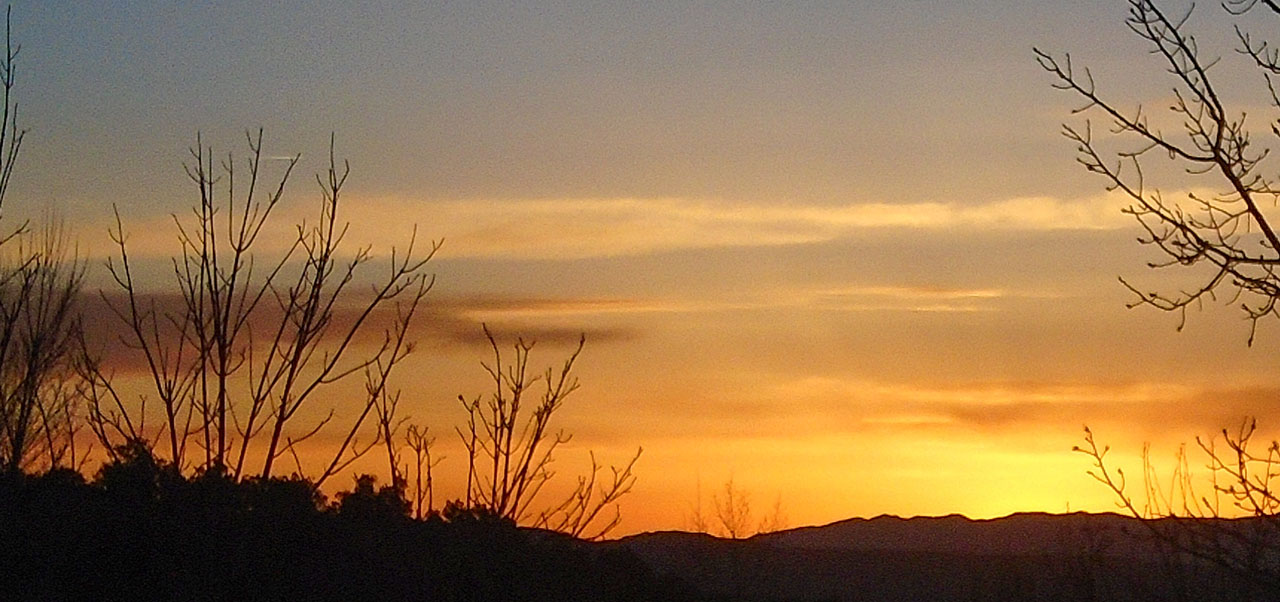 An image of sunset