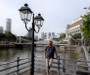 Cavenagh Bridge is the only suspension bridge and one of the oldest bridges in Singapore, spanning the lower reaches of the Singapore River in the Downtown Core