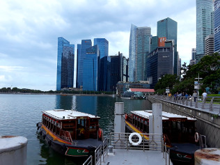 Another view on to Marina Bay and the Commercial Centre