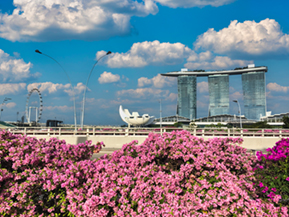 Three towers - Marina Bay Sand hotel.