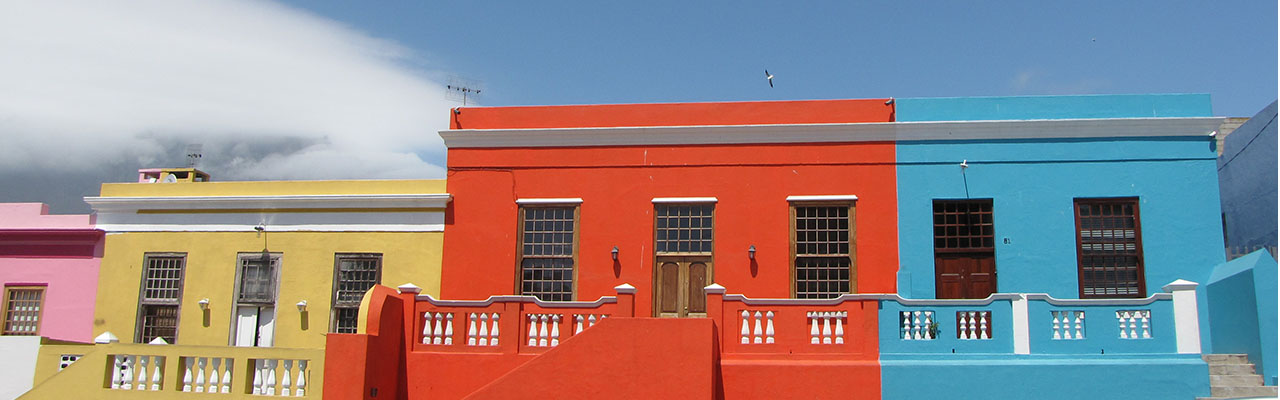 Street image from Bo-Kaap city area.