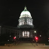 Wisconsin State Captol at night