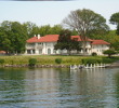 One of mansions at the Lake with a private pier
