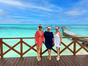 Ladies at the beach