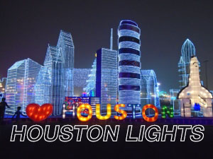Houston winter lights site