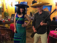 San Jose del Cabo - the restaurant picture of my wife and me