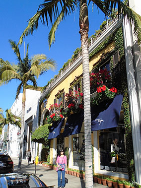 An image from Rodeo Drive in Los Angeles