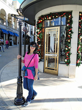 An image from Rodeo Drive in Los Angeles