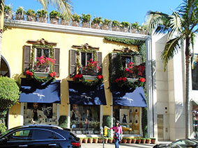 An image from Rodeo Drive in Los Angeles