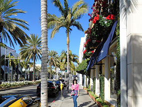 An image from Rodeo Drive in Los Angeles