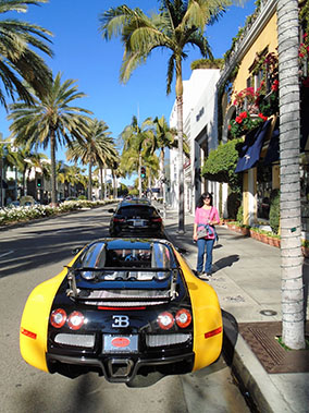 An image from Rodeo Drive in Los Angeles