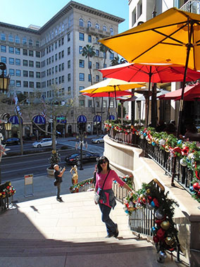 An image from Rodeo Drive in Los Angeles