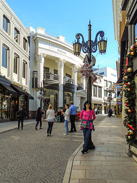 An image from Rodeo Drive in Los Angeles