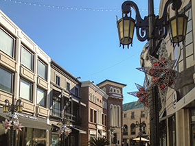 An image from Rodeo Drive in Los Angeles