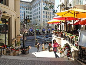 An image from Rodeo Drive in Los Angeles