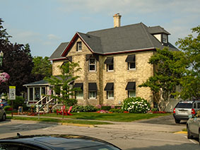 An image from Lake Geneva city center