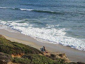 An image from Carlsbad beach